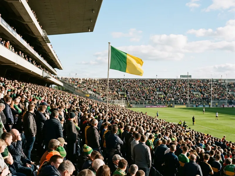Croke Park packed for an All-Ireland final with county colours across the stands